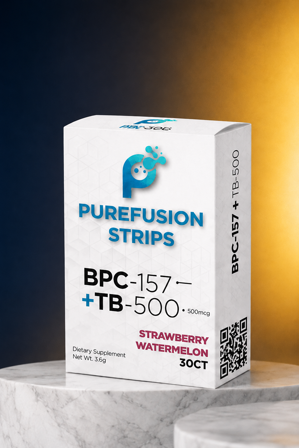 Recovery sublingual strip